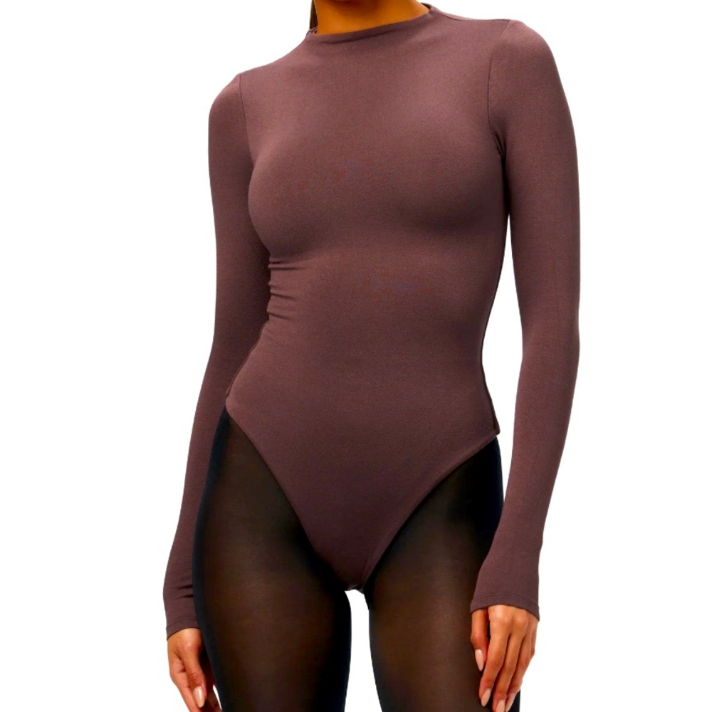 NAKED WARDROBE SCULPT MOCK NECK BODYSUIT